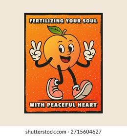 Simple and Fun Cartoon Mascot Character With Beautiful Phrase. Editable, EPS 10, Vector Illustration.

