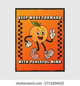 Simple and Fun Cartoon Mascot Character With Beautiful Phrase. Editable, EPS 10, Vector Illustration.
