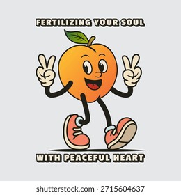 Simple and Fun Cartoon Mascot Character With Beautiful Phrase. Editable, EPS 10, Vector Illustration.
