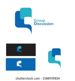 Simple And Fun Of Group Discussion Logo