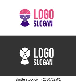 simple fun sports logo vector icon healthy life logo template