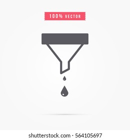 simple funnel icon design