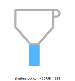 Simple Funnel Icon Vector Illustration Design