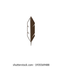 simple fur logo design vector 