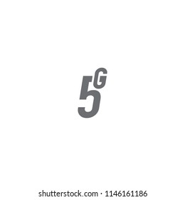 Simple Future 5G Connection Icon Symbol Sign
