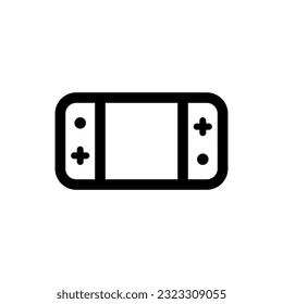 Simple Game Console icon. The icon can be used for websites, print templates, presentation templates, illustrations, etc