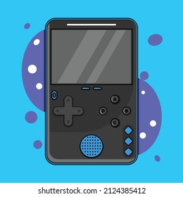 A simple game console illustration made as a necessity or completeness of a project