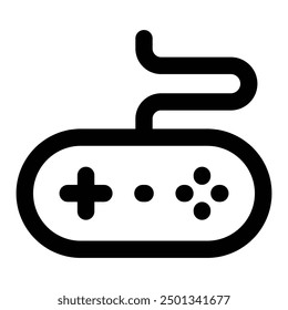 Simple Game Controller icon. The icon can be used for websites, print templates, presentation templates, illustrations, etc