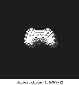 Simple Game Controller Vector Icon