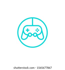 Simple game icon flat design for user interface