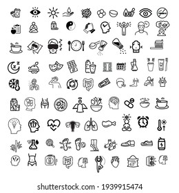 Veterinarian Icons Set Outline Set Veterinarian Stock Vector (Royalty ...