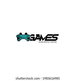 Simple game logo suitable for product icons related to games
