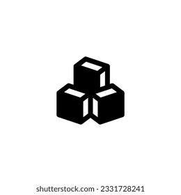 Simple game tube for kid glyph style icon and illustration - vector