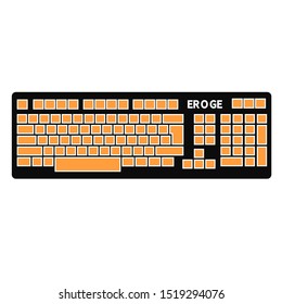 Simple gaming keyboard for motion graphics