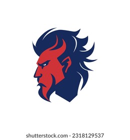 simple gaming monster company logo vector illustration template design