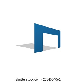 Symbol für einfaches Gartenlogo