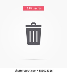 simple garbage icon