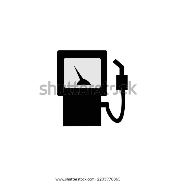 simple gas station symbol\
icon design