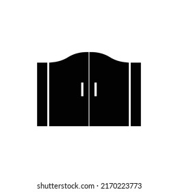 simple gate icon illustration design