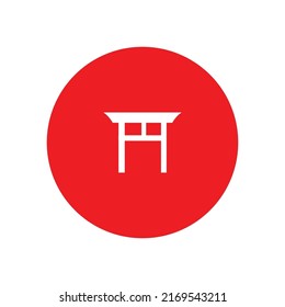 simple gate logo illustration design