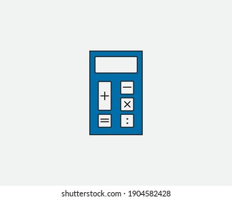 
Diseño de iconos de calculadora simple y general