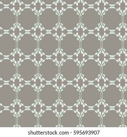 Simple gentle pattern in small-scale flower buds. Shabby chic millefleurs. Arabesque style. Floral seamless background for textile, surface, manufacturing, wallpapers, print, wrap and scrapbooking.