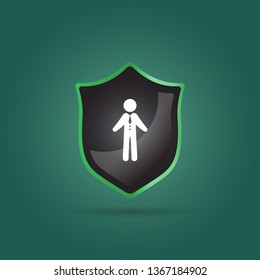 simple gentleman icon