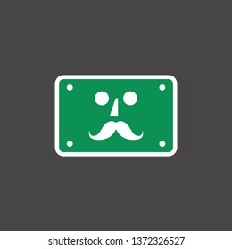 simple gentleman icon