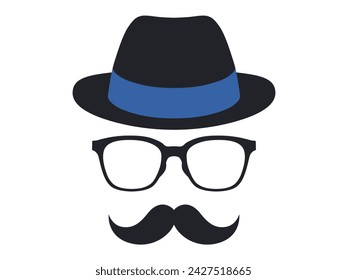 Simple gentleman icon vector illustration