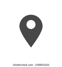 Simple geolocation icon. In vector.