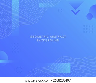 Simple geometric abstract background design