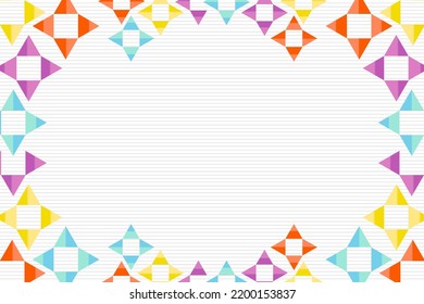simple geometric abstract background design