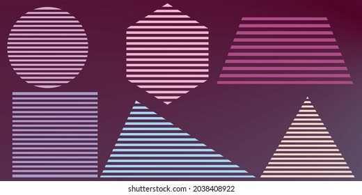 simple geometric abstract background vector flat shape triangle circle square and etc 