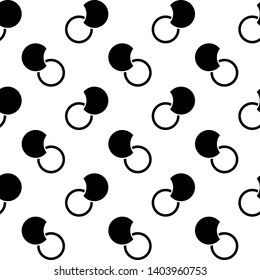Simple Geometric Abstract circle Seamless Pattern