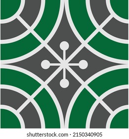 einfache geometrische abstrakte Designzeichnung