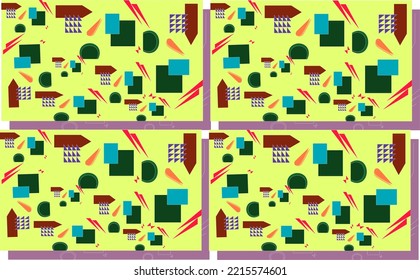 
simple geometric abstract illustration, vector design.