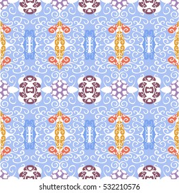 Simple geometric abstract patterns in oriental style. For print, textile, Wallpaper, covers. Recommended for use in clothing and interiors.