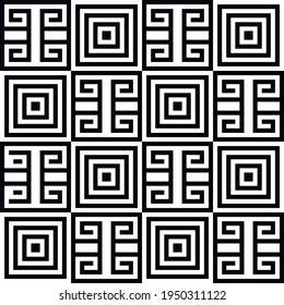 Simple Geometric abstract seamless pattern background. Vector illustration  EPS10