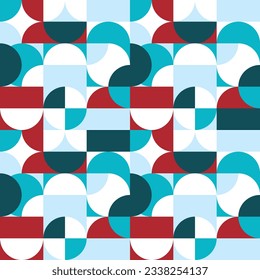 A simple geometric art poster with a simple shape and figure in bright colors. Abstract scandinavian style. ESP 10.