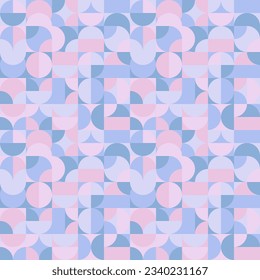 A simple geometric art poster with a simple shape and figure in pastel colors. Abstract scandinavian style. ESP 10.