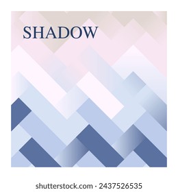 A simple geometric art poster with a simple shape and figure in color tones. Abstract style. ESP 10.