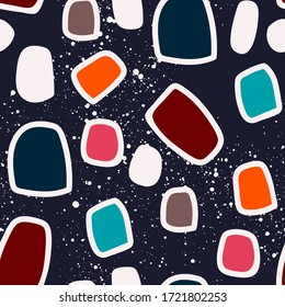 Simple geometric backdrop with seamless pattern.