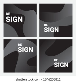 Simple geometric background in black. for social media posts, stories, presentations etc. vector