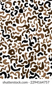 Simple geometric background in the form of colored spots. Vector, abstract