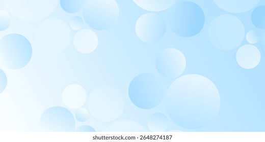 Simple geometric background gradient soft light blue bokeh for Graphic Business background hitech technology art modern design