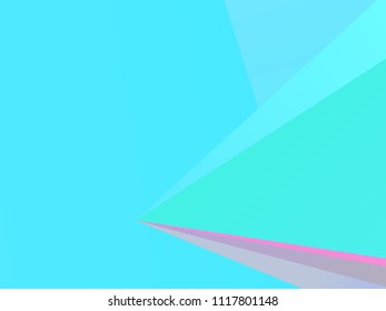 Simple geometric background. Minimal design. Abstract the combination of colored paper. Triangles, shapes of different scale and shape. Vector illustration. The trend of flat, minimalist style.