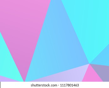 Simple geometric background. Minimal design. Abstract the combination of colored paper. Triangles, shapes of different scale and shape. Vector illustration. The trend of flat, minimalist style.