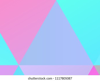 Simple geometric background. Minimal design. Abstract the combination of colored paper. Triangles, shapes of different scale and shape. Vector illustration. The trend of flat, minimalist style.
