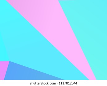 Simple geometric background. Minimal design. Abstract the combination of colored paper. Triangles, shapes of different scale and shape. Vector illustration. The trend of flat, minimalist style.