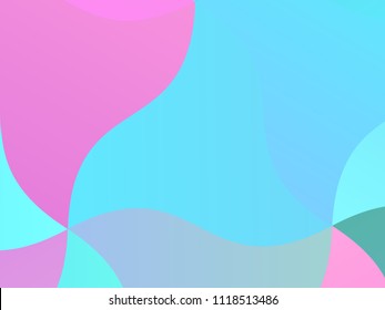 Simple geometric background. Minimal design. Abstract the combination of colored paper. Triangles, shapes of different scale and shape. Vector illustration. The trend of flat, minimalist style.